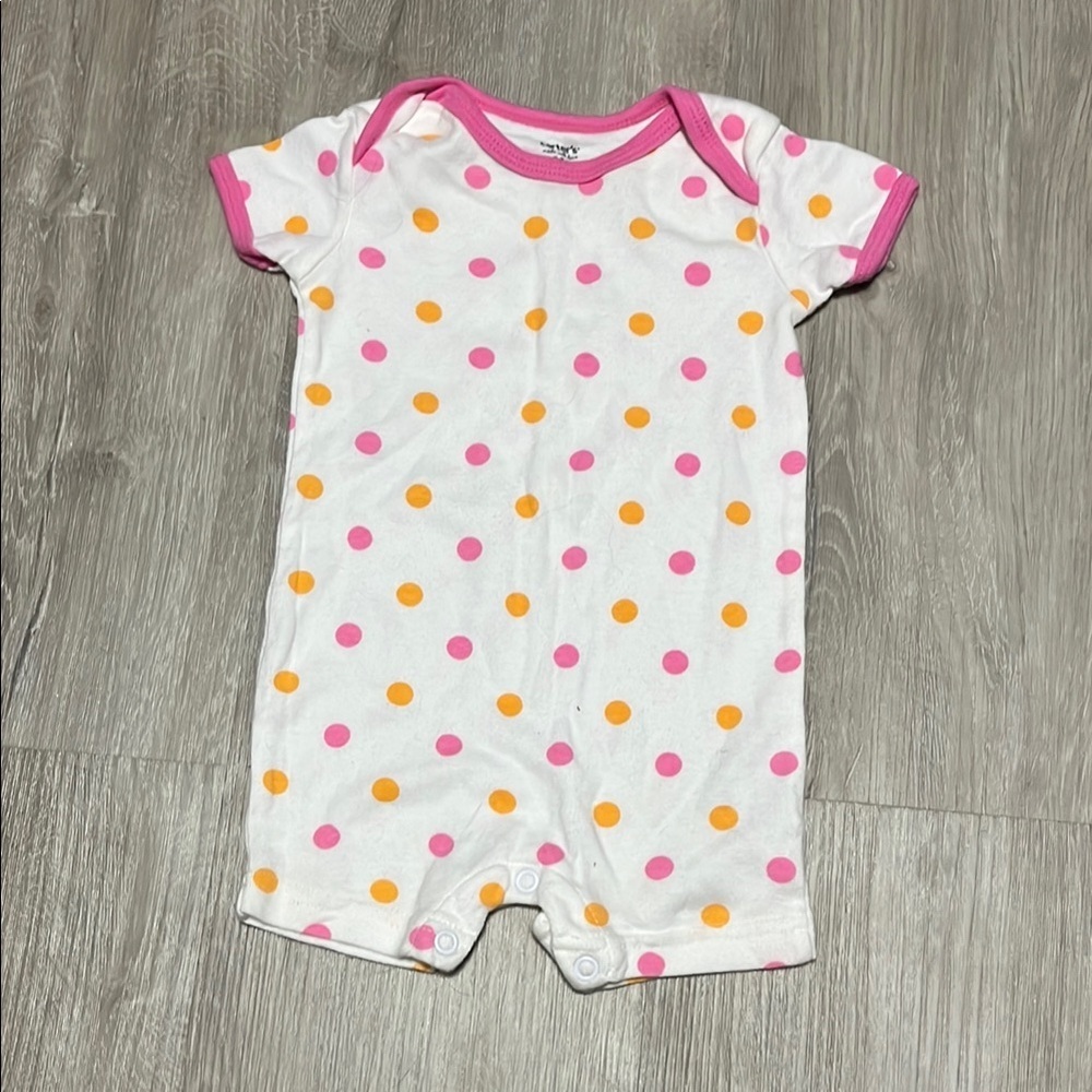 4 for‎ $20 Pink and Orange Polka Dot Kids One Piece